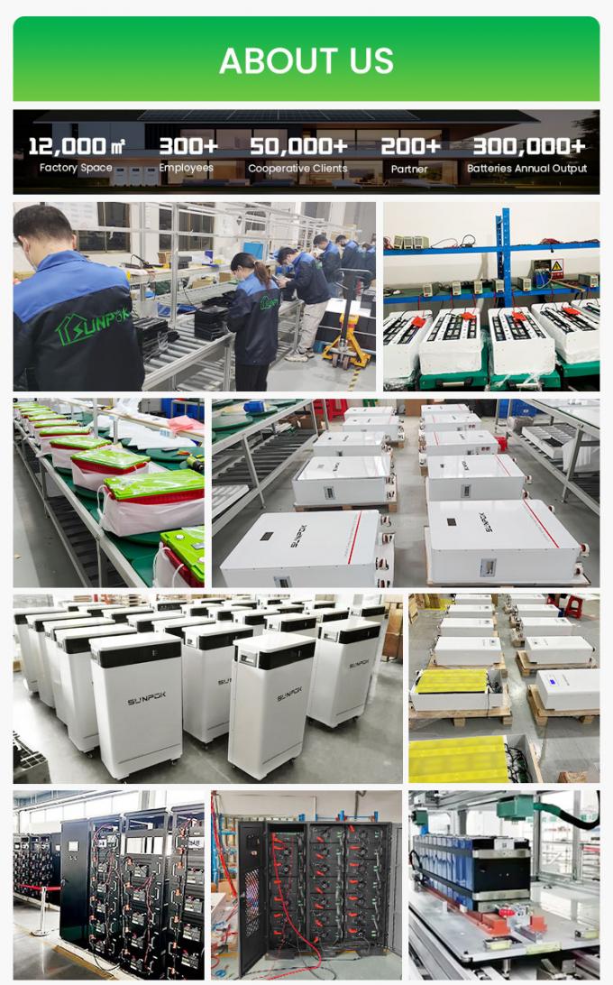Konut 25.6V 300Ah 7kwh 5Kw Enerji Depolama Bataryası Lityum Bataryası Güç Duvarı 300Ah Lifepo4 Bataryası 10
