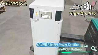51.2V 800Ah 40kwh LifePo4 Pil